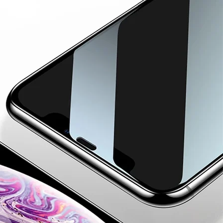 iPhone 12/12 Pro 6.1 3D Full High Aluminum Tempered Cam Ekran Koruyucu-(5775)