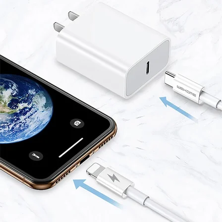 Wekome TYPE-C TO iPhone PD 20W Hızlı Şarj Kablosu 1.2M-(5775)
