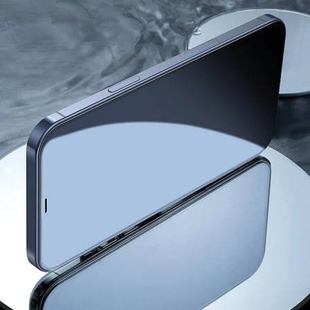 Baseus İPhone 12-12 Pro 6.1 0.3MM 3D Full Tempered Cam Ekran Koruyucu 2Adet Set-(5775)