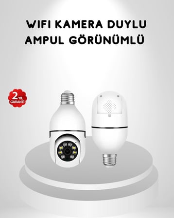 Akıllı Duylu 360° Güvenlik Kamerası – PTZ Özellikli Uzaktan Kontrollü Akıllı Kamera