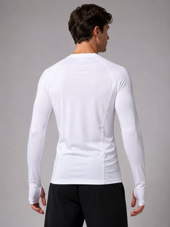 UMBRO Von Dry Park Erkek Beyaz Uzun Kollu İçlik Antrenman İçliği TC0260