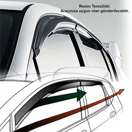 Citroen Berlingo 2002-2007 Sport Style Cam Rüzgarlığı