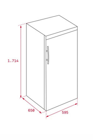 Teka RSF 43250 SS EU DERİN DONDURUCU