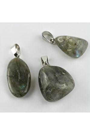 Labradorit Doğaltaş Kolye Ucu