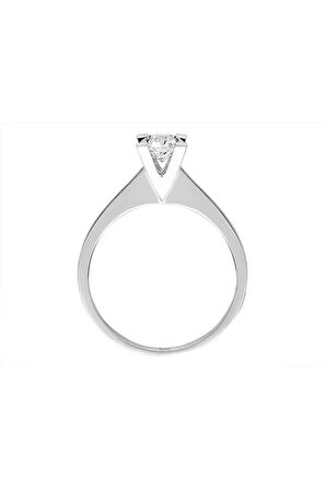 F Renk 0,50 Karat Pırlanta Tektaş Yüzük