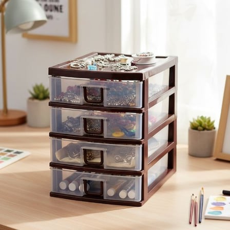 Ttt Mini 4 Çekmeceli Komidin Organizer