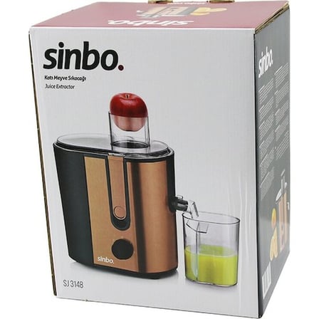 Sinbo Katı Meyve Sıkacağı - Elektrikli - Rose - 450 ml Meyve Suyu Haznesi