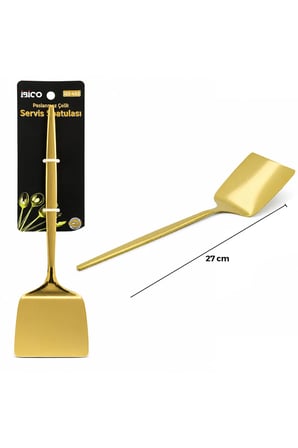 Metal Servis Spatulası - Renk - 27 cm
