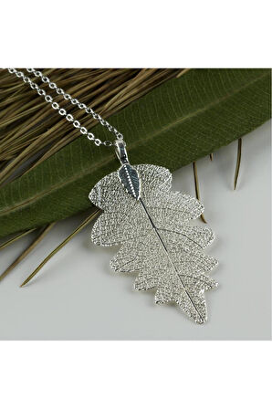 Doğal Yaprak Kolye