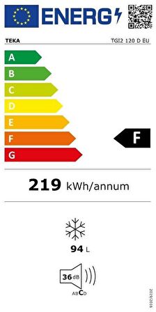 Teka Ankastre TGl2 120 D EU WH Tek Kapılı No Frost Buzdolabı