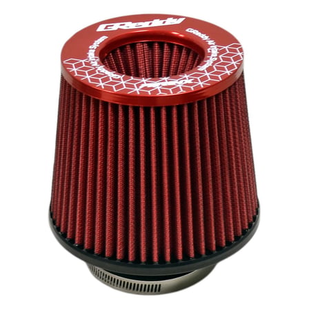 NYF GReddy Hava Filtresi Kırmızı 16cmx15cm (Giriş: 76mm) AF09-RD