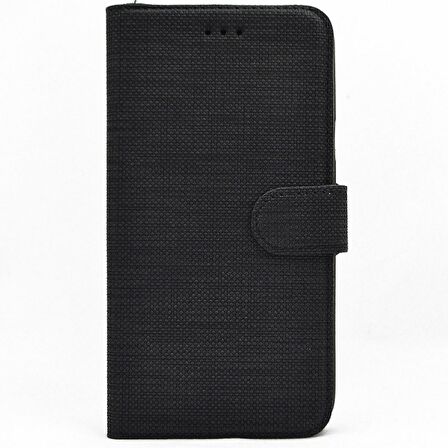 Smcase Xiaomi Redmi Note 7 Kılıf Kumaş Spor Standlı Cüzdan
