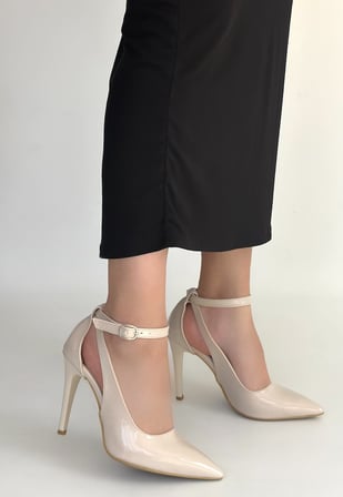 Wenni Bej Rugan Stiletto Ayakkabı
