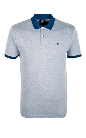 Erkek Polo Yaka Tişört Lacivert %100 Pamuk Slim Fit T-shirt NCS JEANS 1136