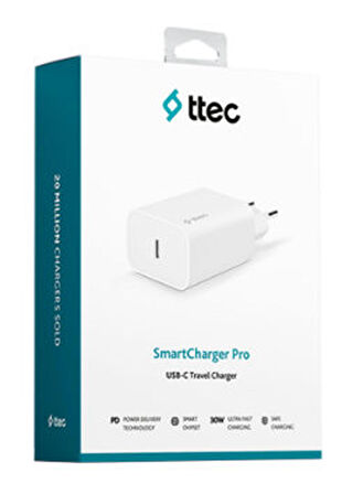 Ttec 2SCS26B SmartCharger PD 30W USB-C Hızlı Şarj Adaptörü