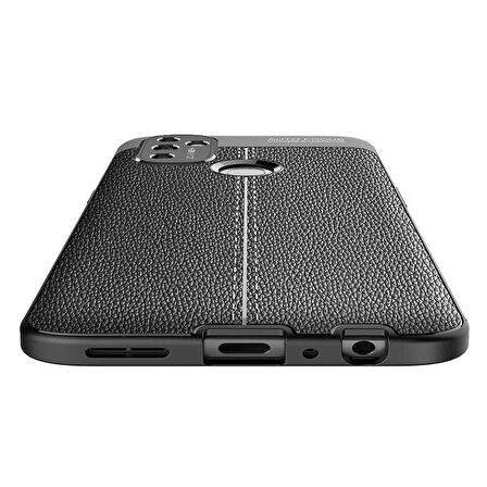 Gpack Oneplus Nord N100 Kılıf Niss Deri Görünümlü SilikonFull Ekran