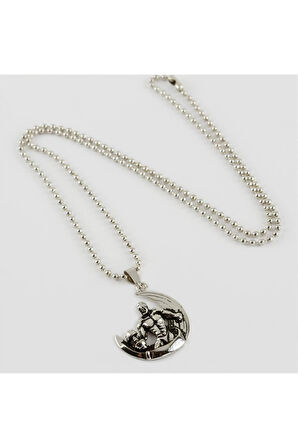 Halterci Figürlü Erkek Kolye