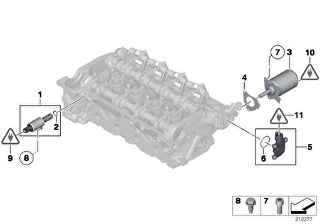 EKSANTRİK SENSÖRÜ R55/R55LCI/R56/R56LCI/R57/R57LCI 11377541677