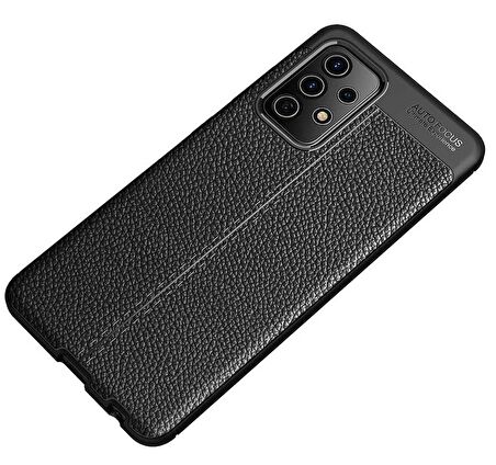 Gpack Samsung Galaxy A52 Kılıf Niss Silikon Deri Görünümlü