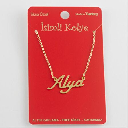 Alya İsimli Kolye