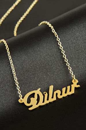 Dilnur İsimli Kolye (Kişiye Özel)