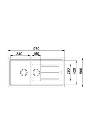 Franke BFG 651 Evye, Nero 114.0655.949