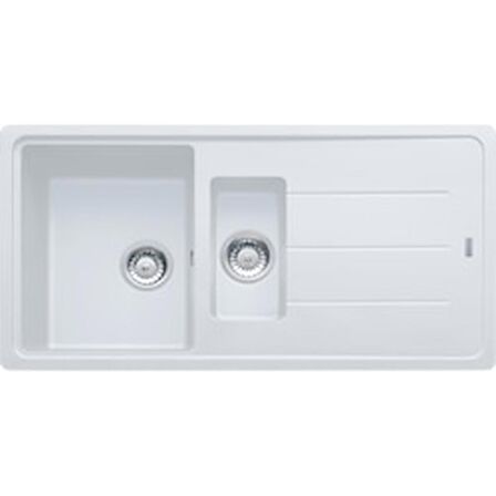 Franke Granit Bianco Beyaz Evye Lavabo Basis Bfg 651114.0655.950