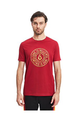 Galatasaray Orijinal Lisanslı Welcome To Hell Erkek T-Shirt