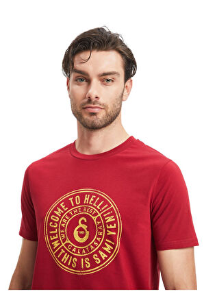 Galatasaray Orijinal Lisanslı Welcome To Hell Erkek T-Shirt