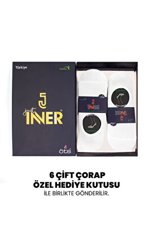 Just Inner Erkek Çorap 6'lı Babet (Bambu)