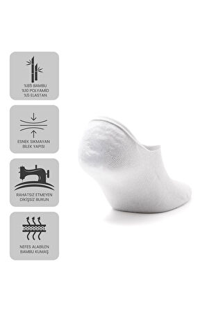 Just Inner Erkek Çorap 6'lı Babet (Bambu)