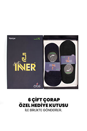 Just Inner Erkek Çorap 6'lı Babet (Bambu)