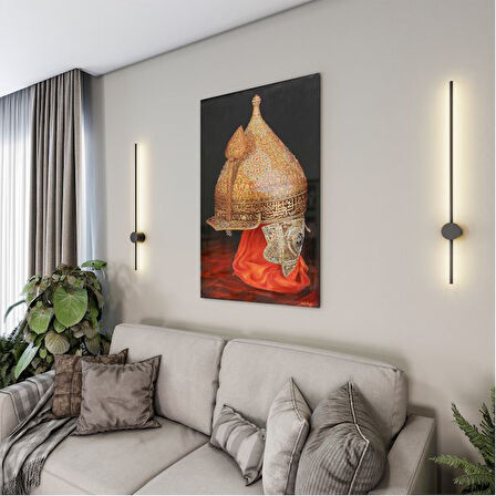 Modern Osmanlı Cam Tablo - Yatay Motif 01-029