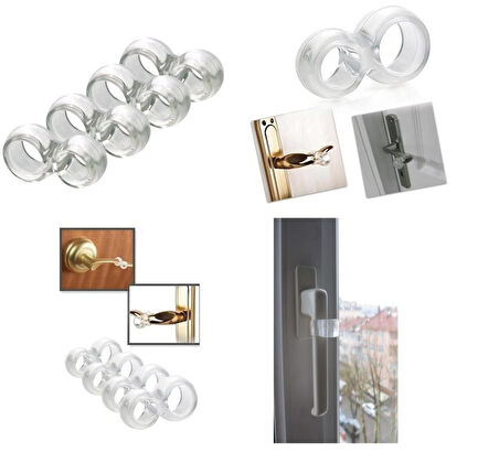 Silikon Kapı ve Pencere Vurma Önleyici Stoper Kapı Tamponu 4 Adet (944944)