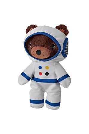 AFTONSPARV 28 Cm Çıkarılabilir Astronot Giysili Ayı Yumuşak Peluş Oyuncak MeridyenDukkan 28 cm