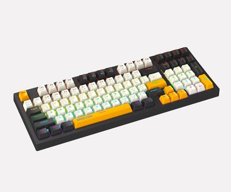 BRONZTURQ MK1140-SİYAH RGB-ABS- KABLOLU MEKANİK KLAVYE