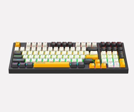 BRONZTURQ MK1140-SİYAH RGB-ABS- KABLOLU MEKANİK KLAVYE