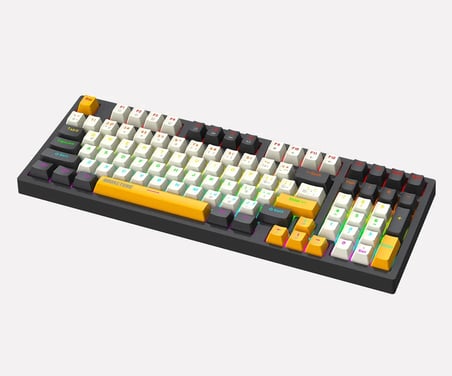 BRONZTURQ MK1140-SİYAH RGB-ABS- KABLOLU MEKANİK KLAVYE
