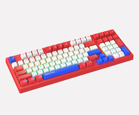 BRONZTURQ MK1140-KIRMIZI RGB-ABS- KABLOLU MEKANİK KLAVYE