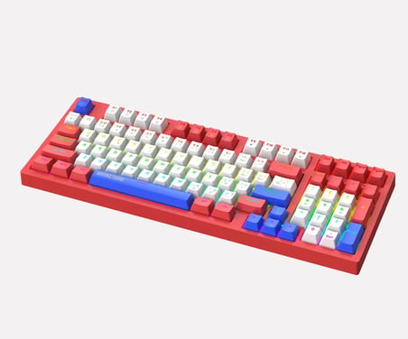 BRONZTURQ MK1140-KIRMIZI RGB-ABS- KABLOLU MEKANİK KLAVYE