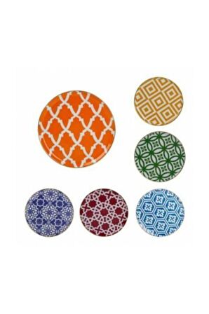 Porland Morocco 28 cm 6 Parça Servis Tabağı Seti