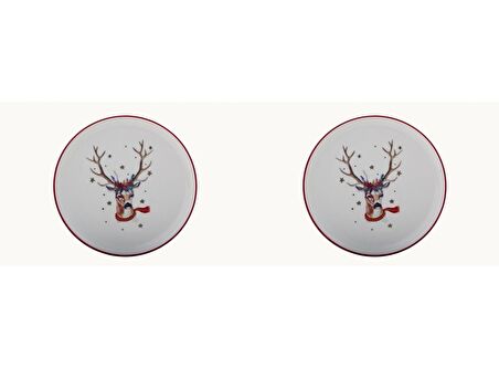 Porland Winter Düz Tabak 20cm 2'li 04ALM004488