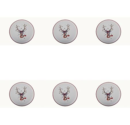 Porland Winter Düz Tabak 20cm 6'lı 04ALM004488