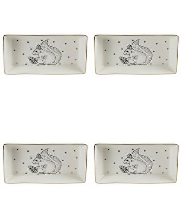 Porland Forest Kahvaltı&Meze Tabağı 13cm 4'lü 04LFH000447