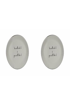 Porland Hope Kayık Tabak 28cm 2'li 04LFH000467