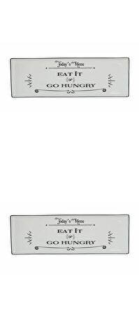 Porland Be Happy Baton Pasta Tabağı 35cm 2'li 04AP020390