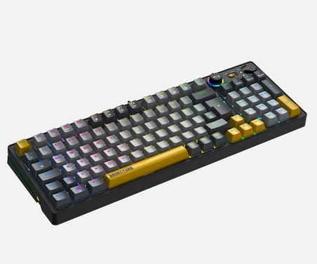 BRONZTURQ MK1141 RGB ANTI-GHOSTING 3N1 (Wired + 2.4G + Bluetooth) MEKANİK KLAVYE