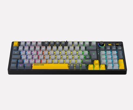 BRONZTURQ MK1141 RGB ANTI-GHOSTING 3N1 (Wired + 2.4G + Bluetooth) MEKANİK KLAVYE