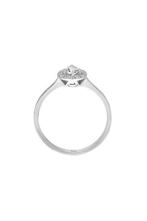 G Renk 0,68 Karat Damla Kesim Pırlanta Tektaş Yüzük