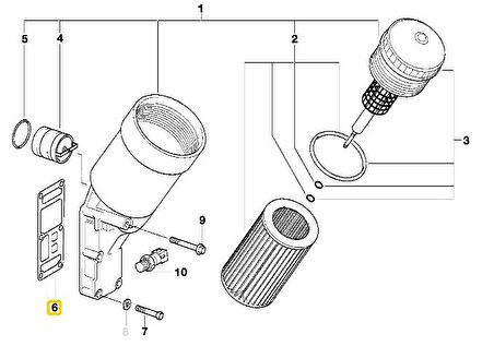 BMW M10 M40 M42 M43 M44 YAĞ FİLİTRE KÜTÜK CONTASI 11421709800